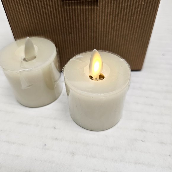 Pottery Barn Set of 4 Flicker Candles Flameless in Original Box Home Decor - Picture 4 of 8